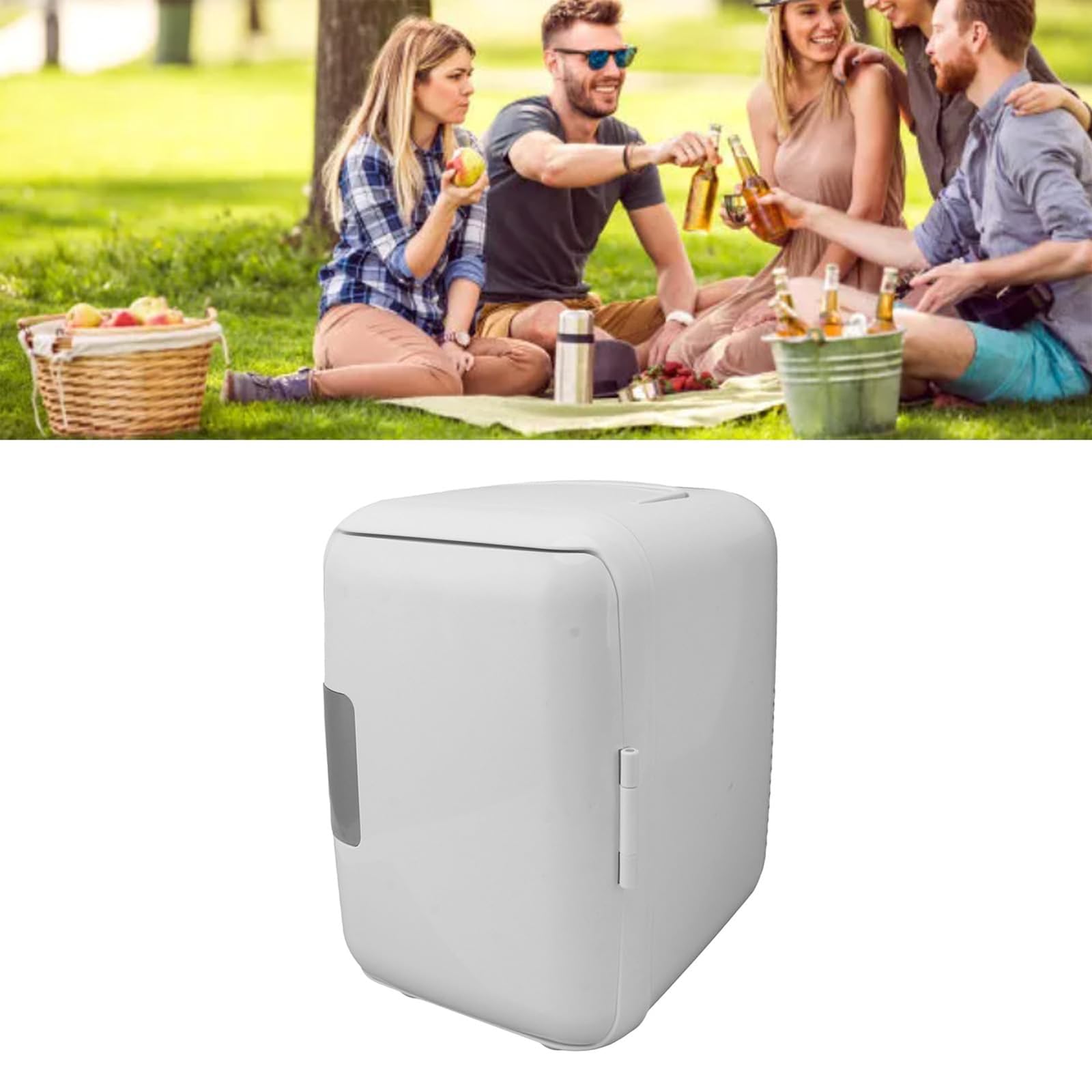 Réfrigérateur solaire portable compact avec panneau solaire monocristallin pour le camping