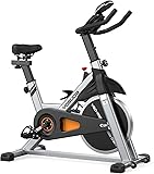 YOSUDA Indoor Cycling Bike Brake Pad/Magnetic Stationary Bike - Cycle Bike with Tablet Mount & Comfortable Seat Cushion Plus Model