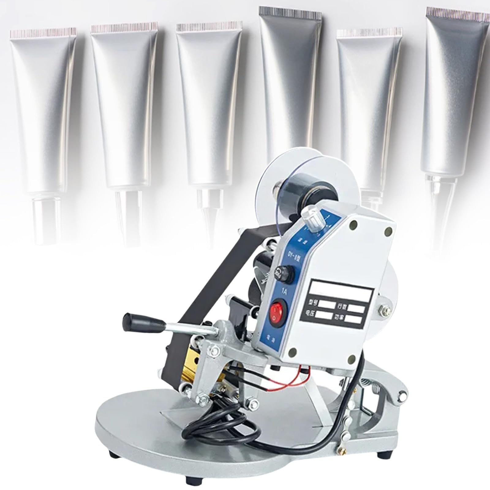 Aserzenith 1 Date Coding Machine,Label Hot Stamp Printer,Electric Hot Stamp Printer,Ribbon Coding Machine,Date Printing Machine,Reduce Ribbon Waste