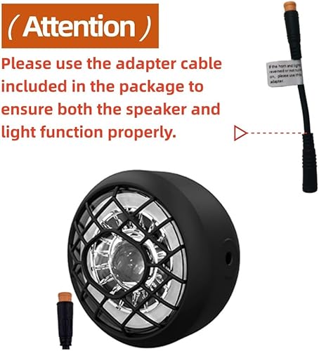 Miniatura 3 de Ebike - Luz de cabeza para faros delanteros de bicicleta para conducción nocturna, conector de 3 pines, luz LED de bicicleta de 24 V, 36 V, 48 V,