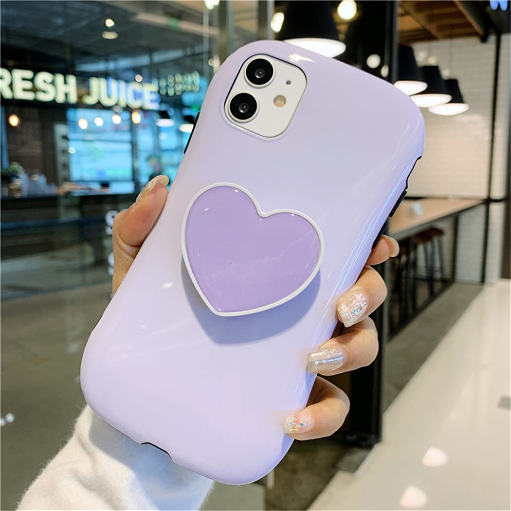 Amazon.co.jp: iPhone 12 pro ケース ハート スマホスタンド 韓国