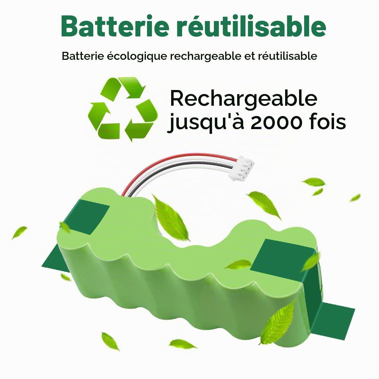 CITYORK 12V 3500mAh Batterie pour iRobot Roomba Combo, pour Combo ZJ1517-HFR/ RVF-Y1, Combo R113, R1138, R113840, R1118, R111840, pour ECOVACS Deebot 900,600,M88,DE5G, pour Deebot OZMO 610,902,907