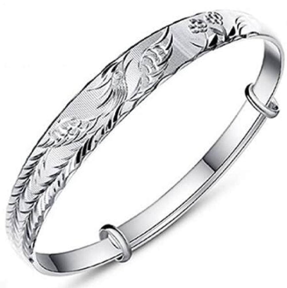 Pulsera ajustable vintage Phoenix de joyería detallada para mujer 3
