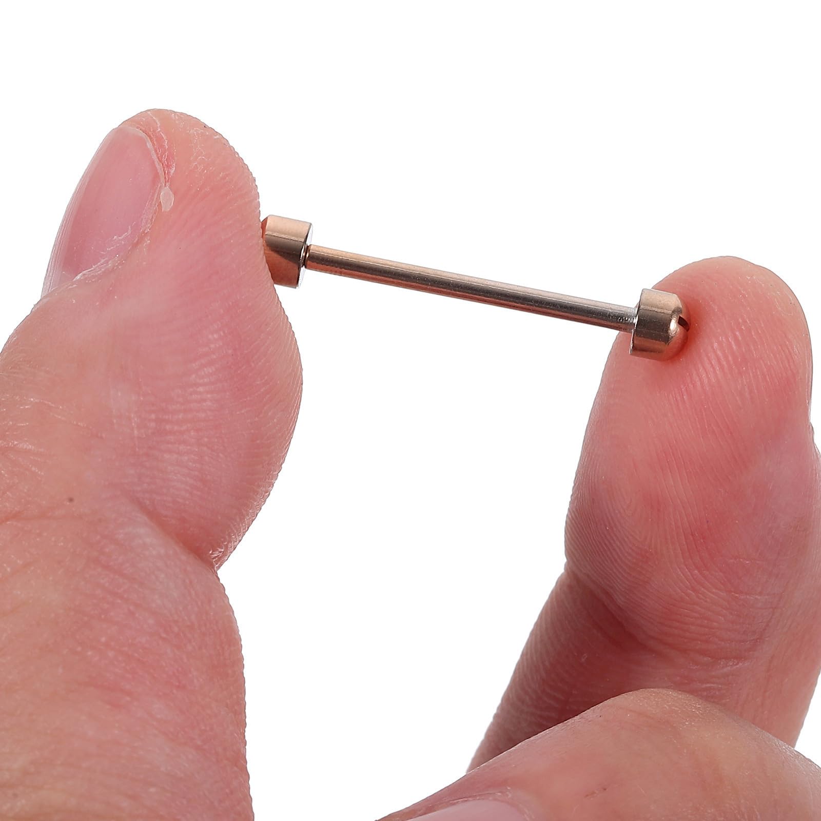 Garneck Varillas de Conexión para Reloj Tornillo, Metal Plata