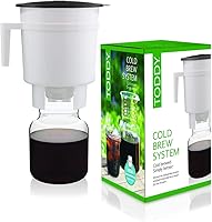 Toddy Cold Brew System: Smooth Low-Acid Coffee Maker with Reusable Filters, 1.8L Capacity
