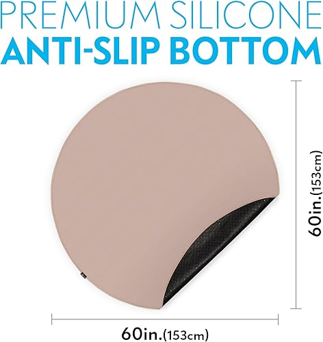 Vista 24 de Paw Inspired Almohadillas redondas lavables para orina de perros (paquete de 2), almohadillas reutilizables para entrenamiento de orinal, parto