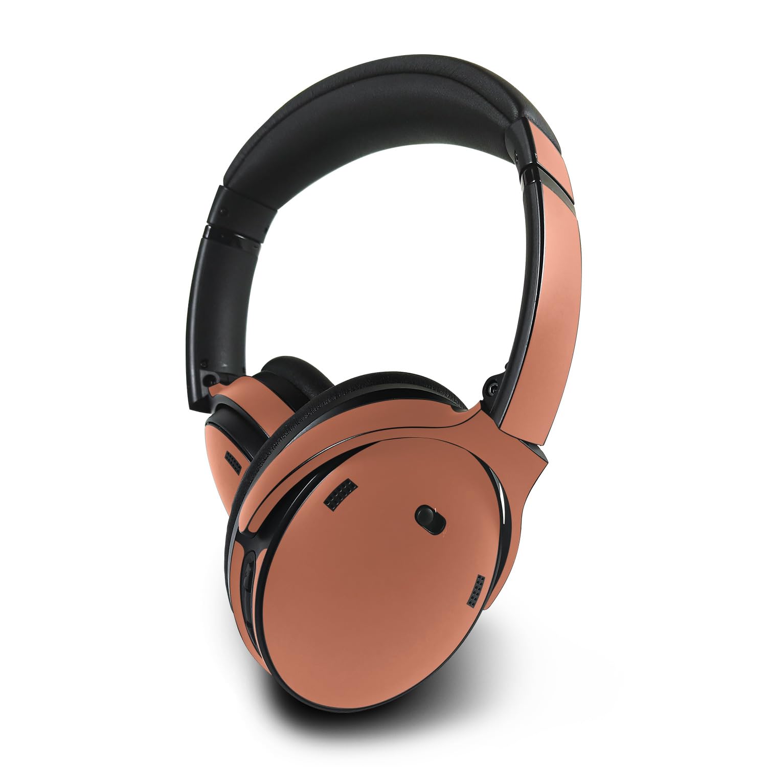 MightySkins Skin Compatible with Bose QuietComfort 45 Headphones - Solid Peach | Protective, Durable, and Unique Vinyl Decal wrap Cover | Easy to Apply, Remove, and Change Styles | Made in The USA