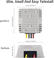 Vista 7 de Estabilizador de voltaje para automóvil, regulador de voltaje resistente de 12 V, 4 A, 48 W, protector de sobretensiones para batería de automóvil