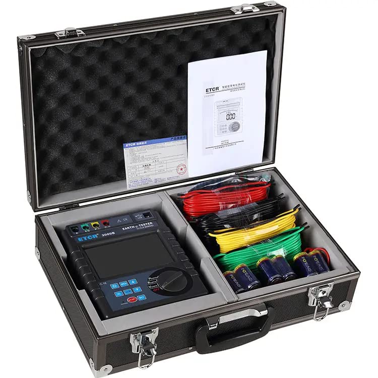 Earth voltage tester ETCR3000B résistivité du sol 4 fils et tension 600V AC