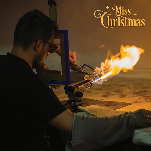 Miniatura 15 de Miss Christmas Colección 2022 Adorno de árbol de Navidad de cristal soplado de Papá Noel (Santa con barril de whisky) Papá Noel con barril