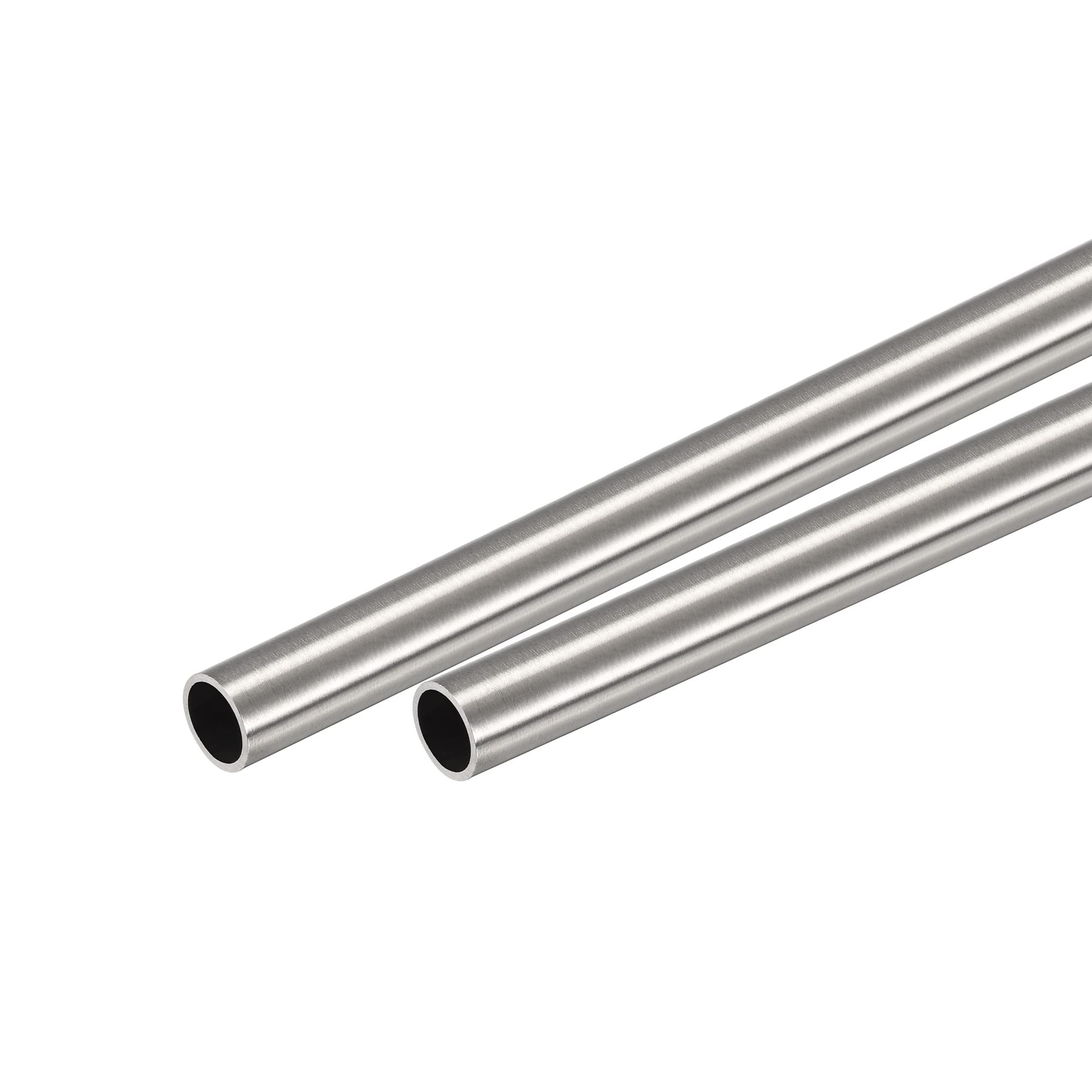 Tube inox 304 cylindrique 11mm avec paroi 1mm pour construction métallique et quincaillerie