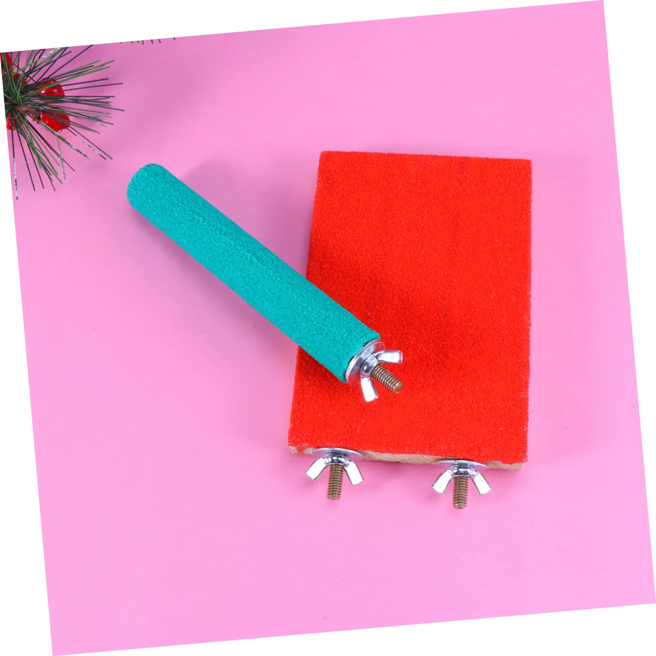 POPETPOP 3sets Per Per Manto e Barre Per La Rettifica Unghie Per Pappagalli e Piccole Creature Accessori Per Colore Casual