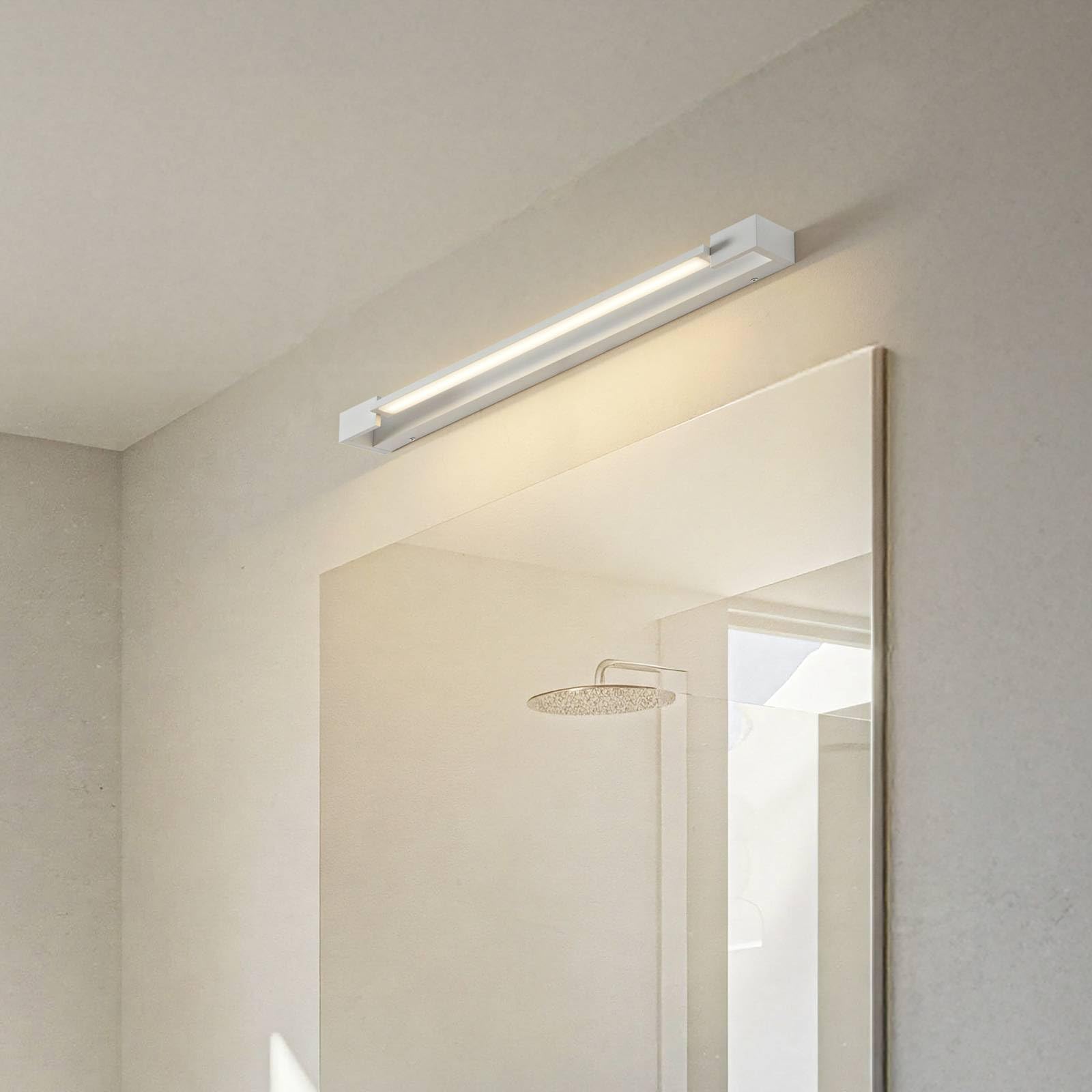 Arcchio ,schwenkbar (spritzwassergeschützt (Modern) in Weiß aus Aluminium (1 flammig,) - Bad Wandleuchten Spiegelleuchte Badezimmer Wandbeleuchtung Badezimmerleuchte