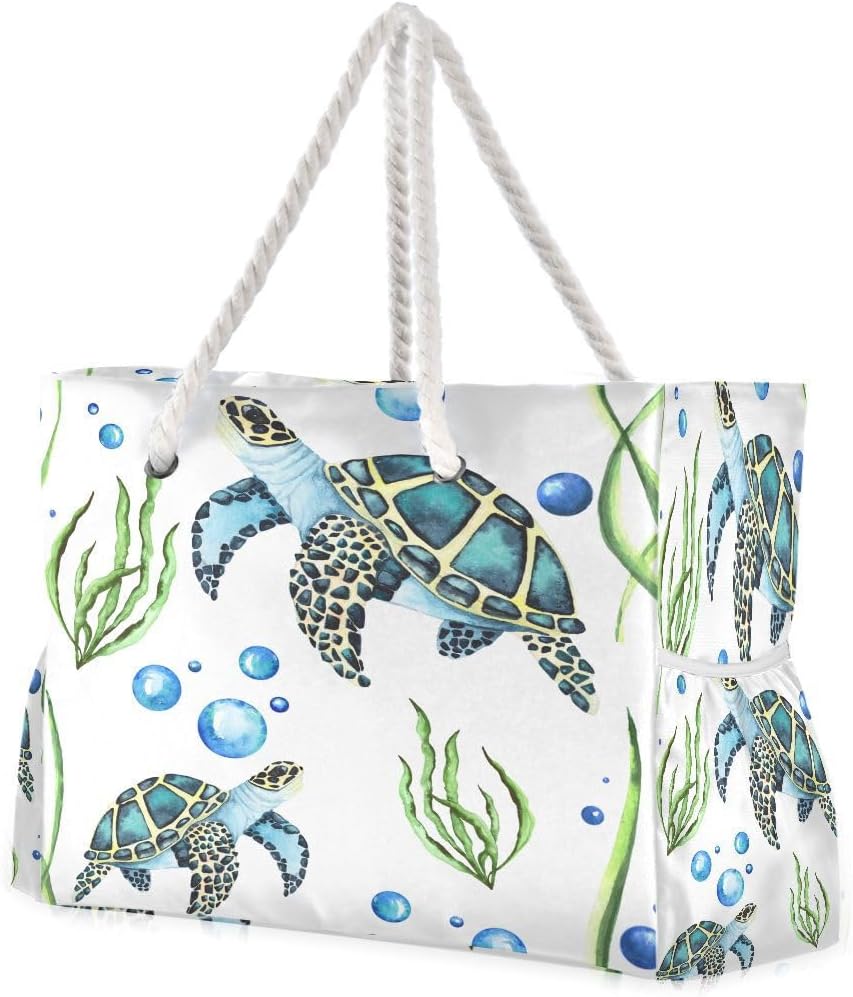 Women Large Beach Bag Group Of Many African Animals Travel Tote Bags for Gym Sport Shoulder Bag