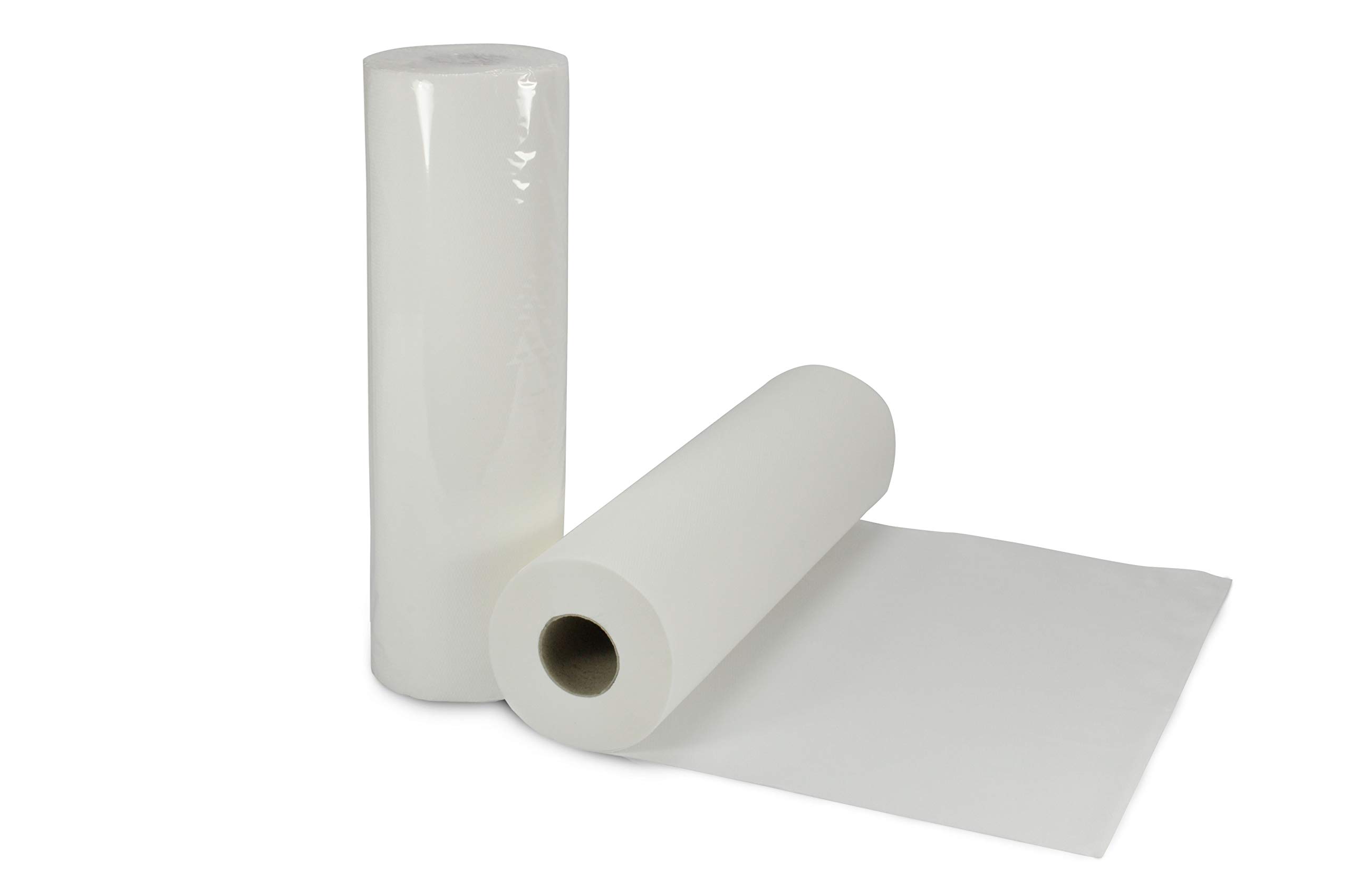 Ärztekrepp 2-lagig | 9 Rollen | Größe 59cm x 50m | hochwertig weiße Liegenabdeckung | doppelschichtige perforierte Papierrolle | Ideal für Krankenhäuser, Praxen, Tattoostudios uvm.