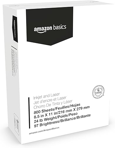 Miniatura 8 de Yaxa Basics - Papel de copia multipropósito para impresora (blanco brillante 96, 8.5 x 11 pulgadas, 1 resma (500 hojas)