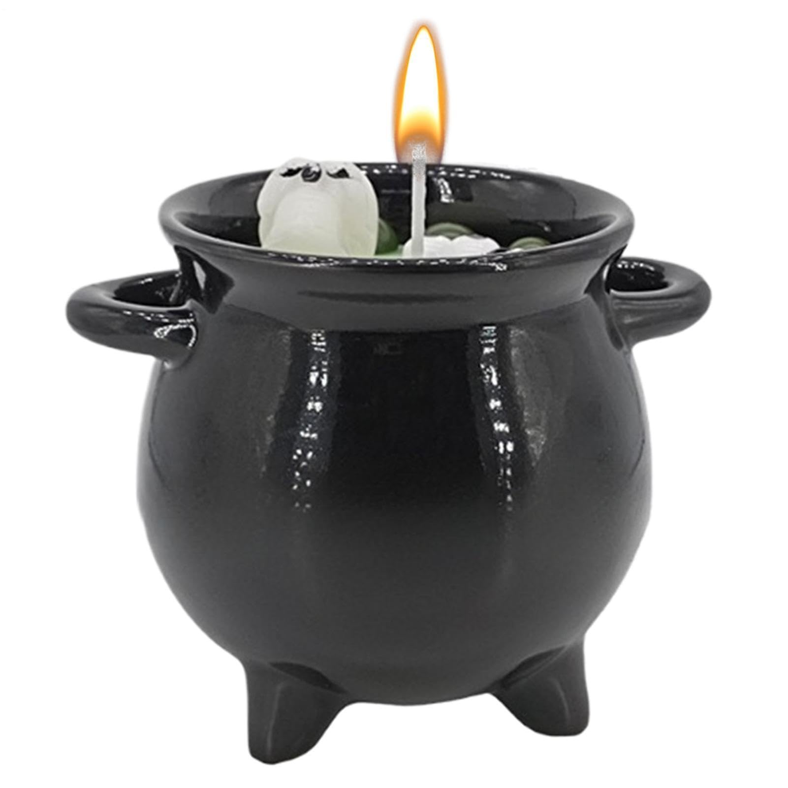 Vela de Halloween de soja sin humo negro para casa encantada 8