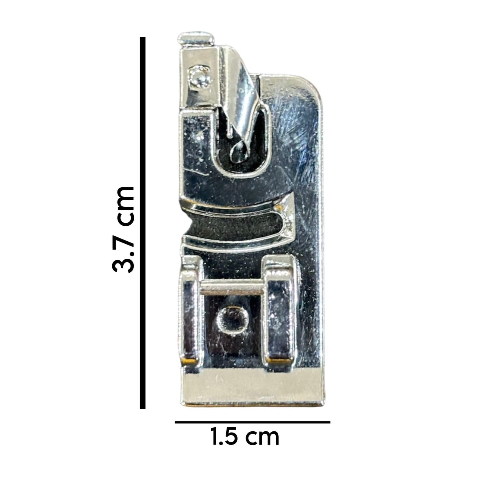 Zenith Pico 6mm wide Pressure Foot Flat Hemmer Foot Stitch for All Automatic Sewing Machines. Steel — Amazon image 3