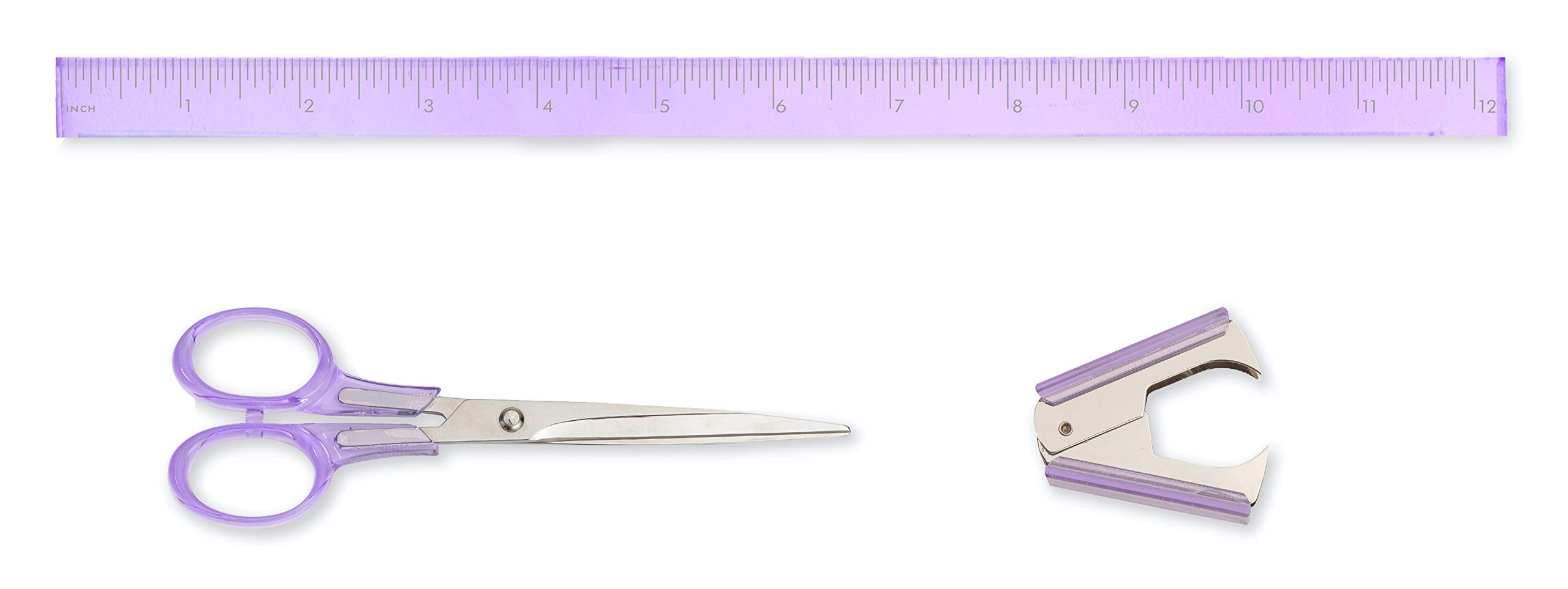 Kate Spade New York Desk Accessories Set With Acrylic Ruler