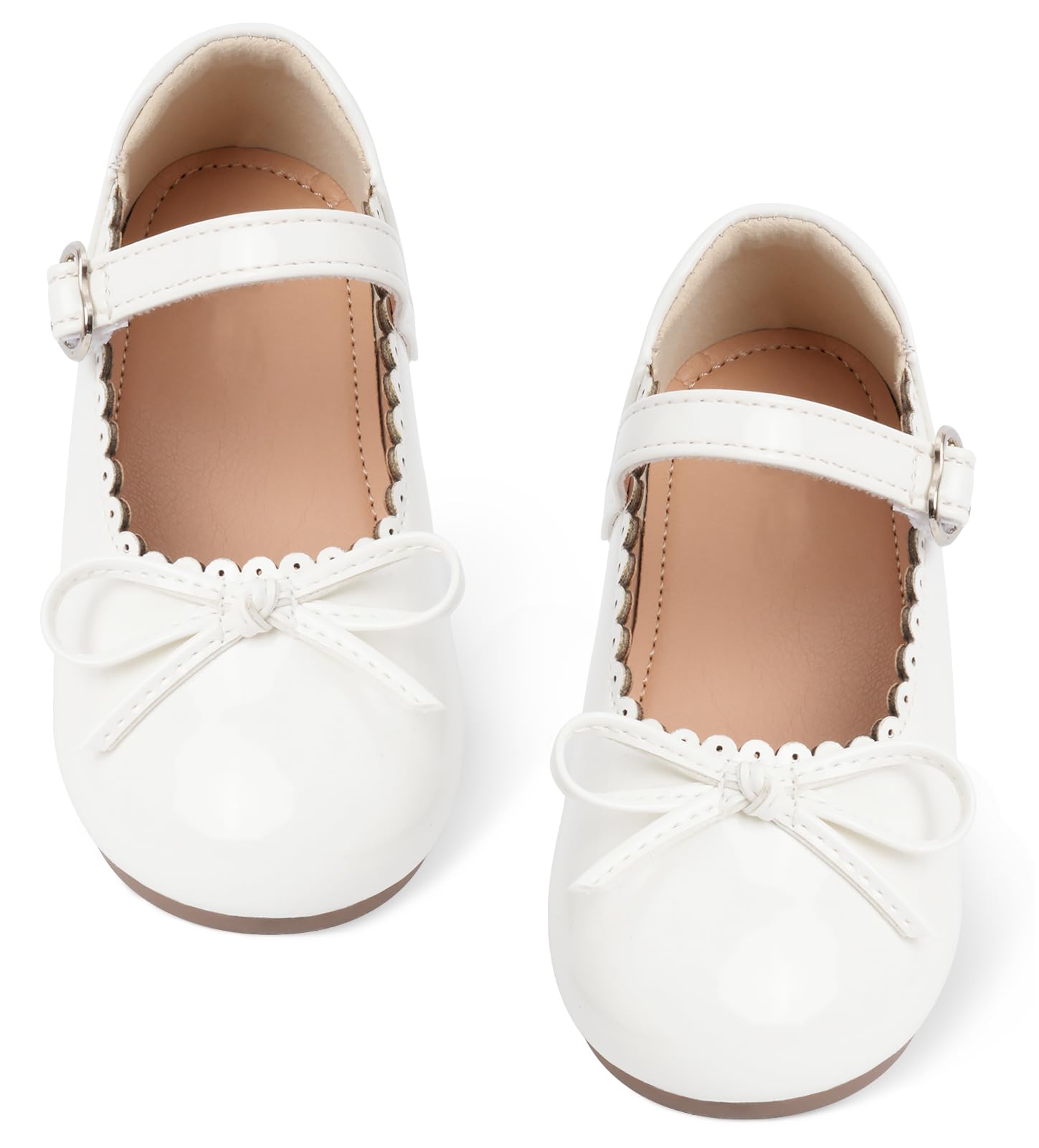SEAUR Mode Chaussures Mary Jane Fille Chaussures de Cérémonie Mariage Princesse Enfant Ballerines Mary Jane Cuir 21-30 EU