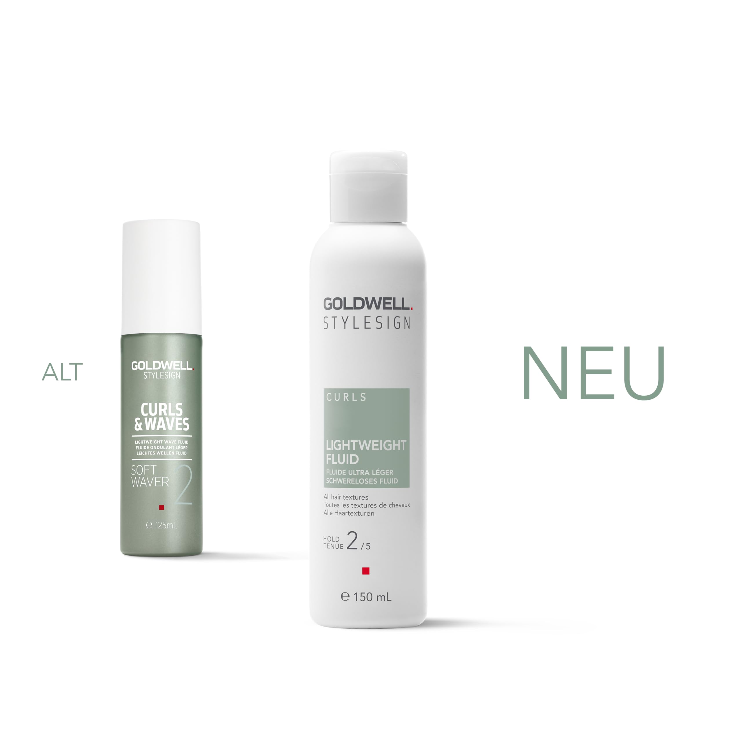 Goldwell StyleSign Curls Lockenfluid für definierte Locken 150 ml | Leave-In für definierte Wellen und Locken ohne Beschweren, Haarpflege für Anti-Frizz, Styling mit Hitzeschutz, reaktivierbar