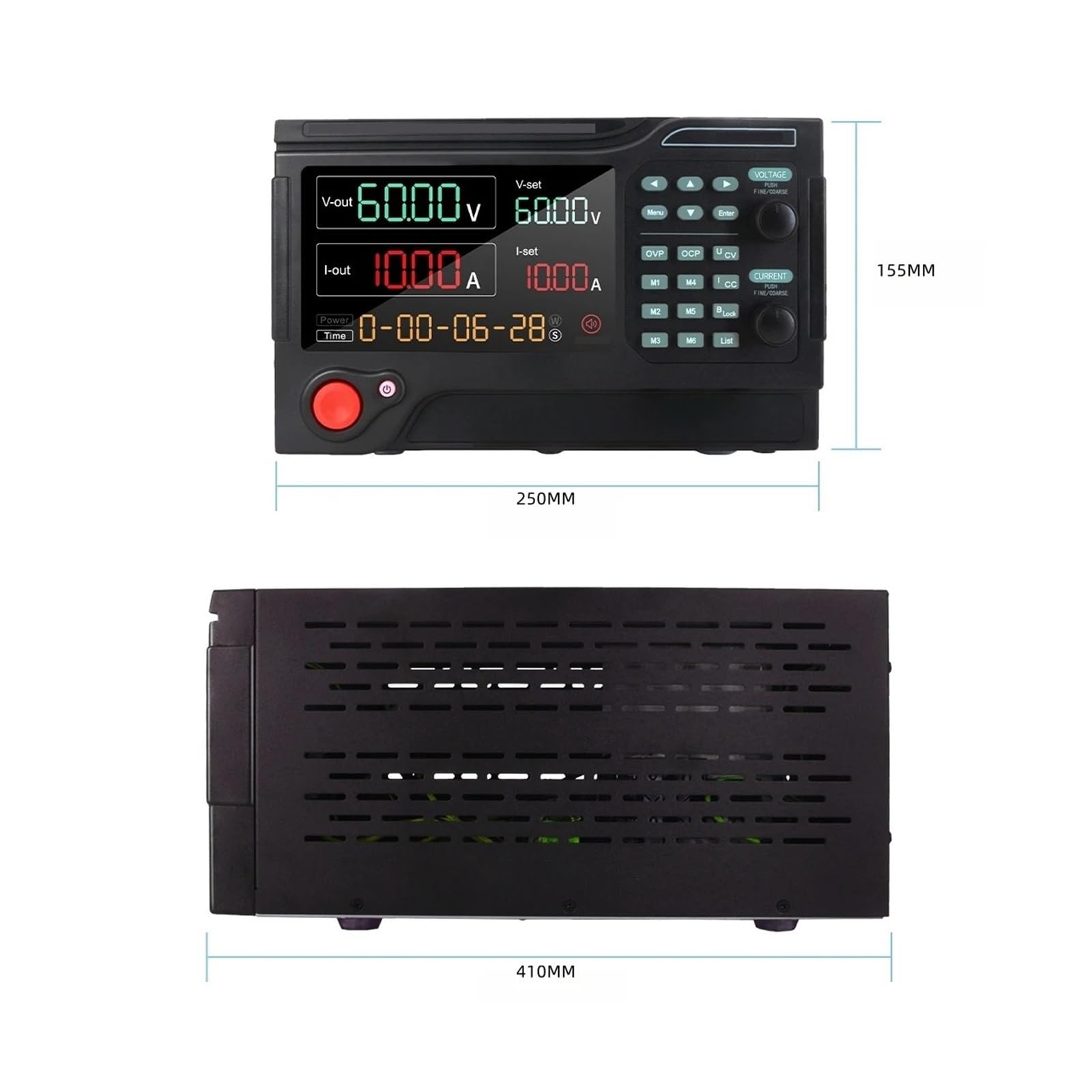 Alimentatore CC Alimentatore da banco 300 V 20 A 6000 W(220V-RS232)
