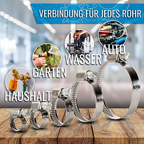 Achterberg® Set di fascette stringitubo, 20 pezzi