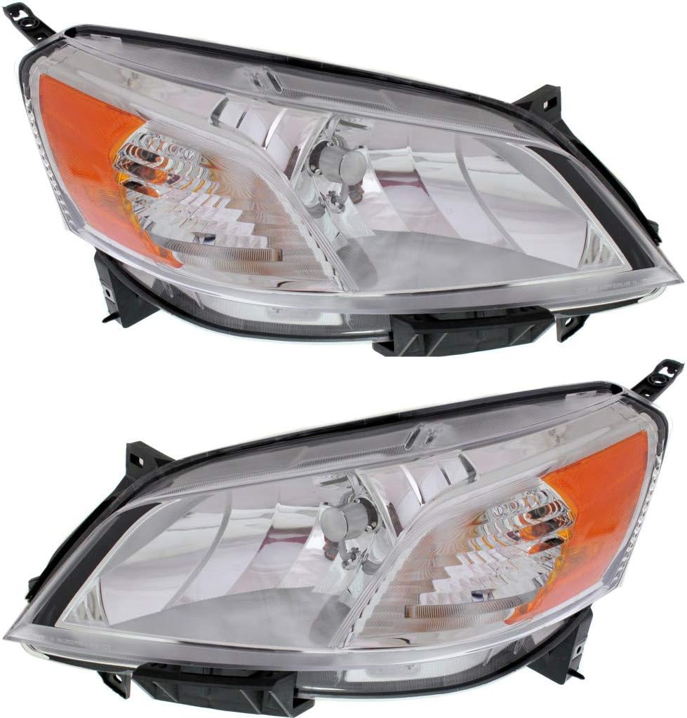 For 2013-2021 Nissan NV200 Headlight Driver and Passenger Side DOT Certified Bulbs Included NI2502225 NI2503225-Replaces 26060-3LM0A, 26010-3LM0A ;