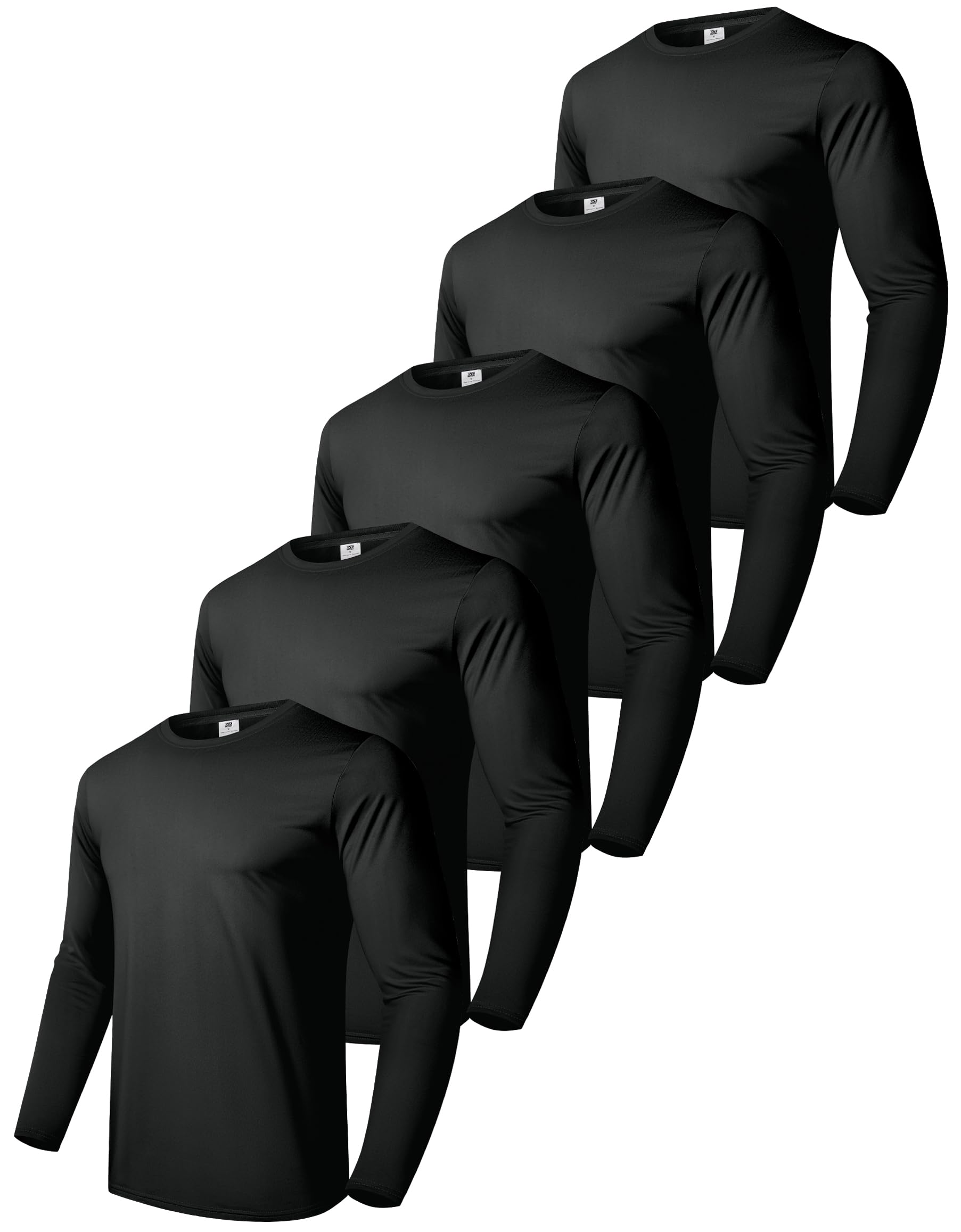 Boyzn 2, 3 lub 4 sztuki w opakowaniu t-shirtów dla mężczyzn, basic z bawełny, luźne, lekkie, na lato, z krótkim rękawem, do noszenia na co dzień, z okrągłym dekoltem