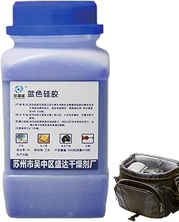 Desecante de gel de sílice, Perlas desecantes, Absorbedor de humedad reutilizable, Absorbedor de humedad, cuentas indicadoras azules para almacenamiento, armario, coche, herramienta electrónica, caja
