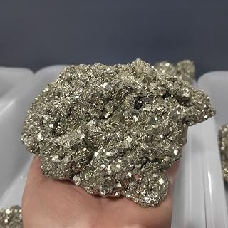 Natural Raw Pyrite Mineral Rough Iron Pyrite Crystal Quartz Stone Healing Healing Stone (Size : 80-100g)