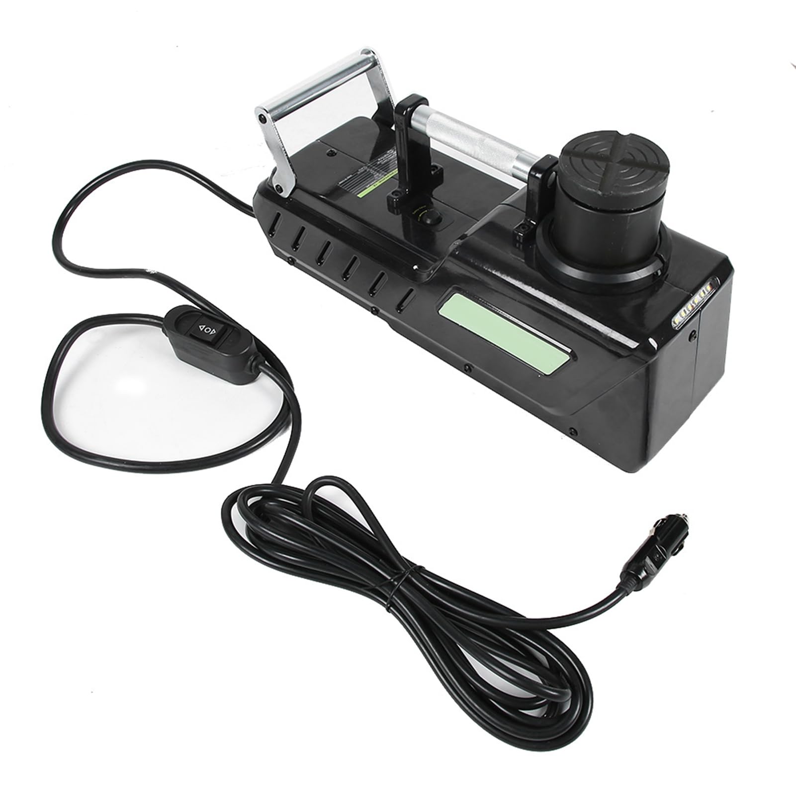 Kit de Elevación Hidráulica de Gato de Piso Eléctrico 15T para Coche, Furgoneta, Camión, SUV, Equipo Compacto para Cambios Rápidos de Neumáticos, Material de Aleación de Acero