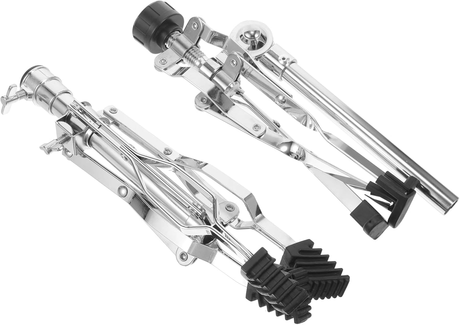 Zerodeko Portable Double-leg Snare Drum Stand Support Rack for Jazz and Snare Drums Stable Accessory