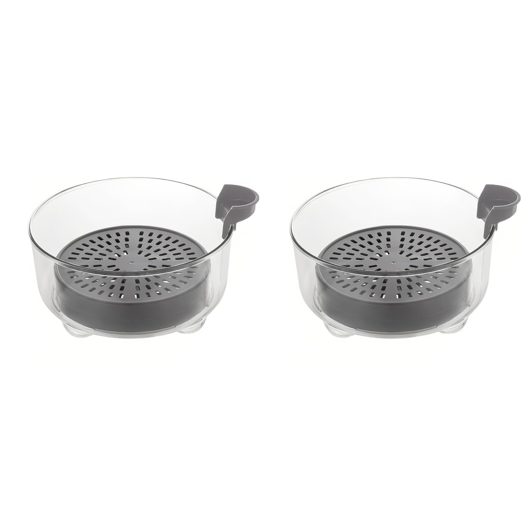 Kueohse 2X Deep Plant Saucer, Bottom Watering Tray With Height-Adjustable Planter Riser For Indoor Plants