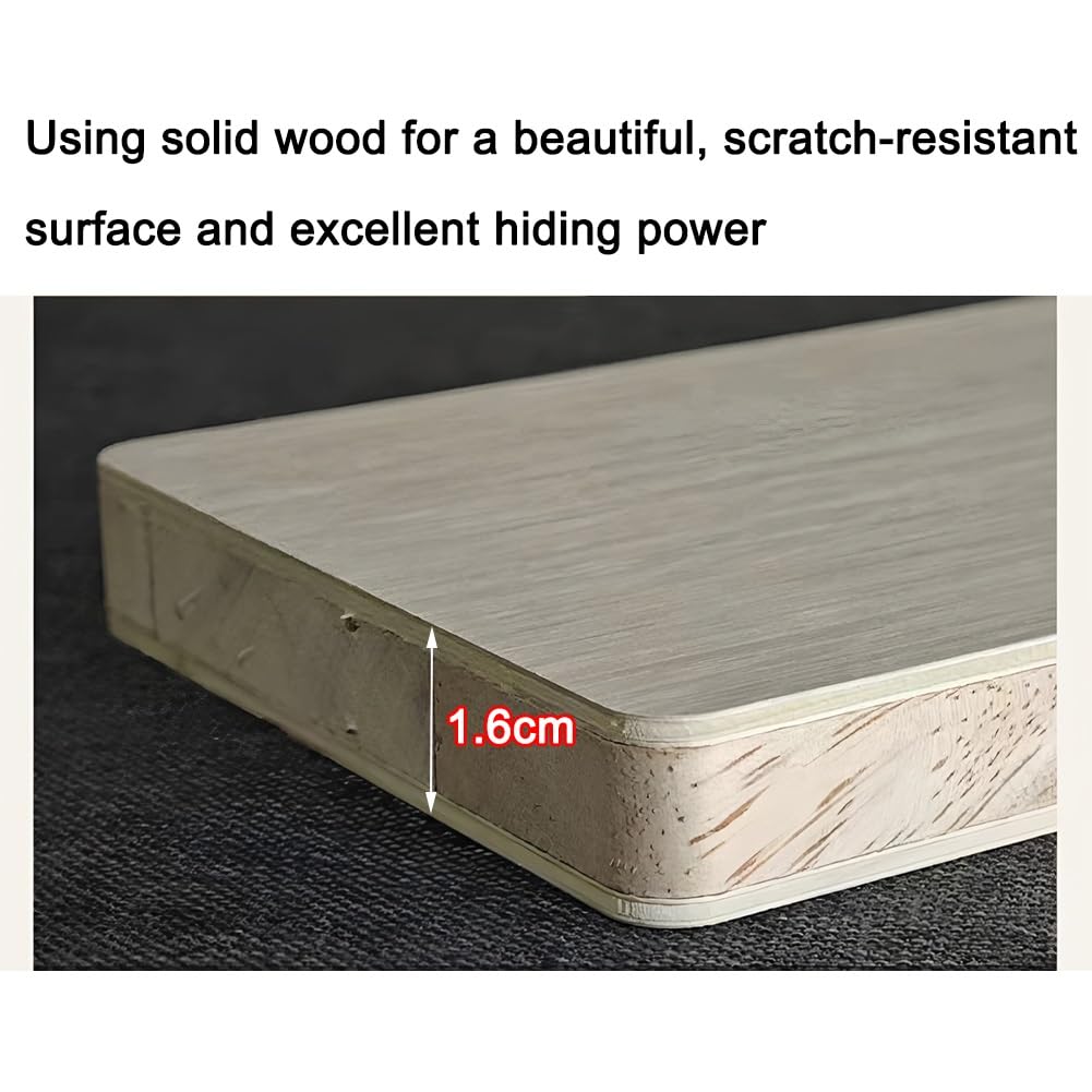 Panel perforado modular de 70 x 120 cm, pared de madera de 1,6 cm de grosor, soporte multifuncional para herramientas para dormitorio, oficina, estudio, baño, soluciones de almacenamiento
