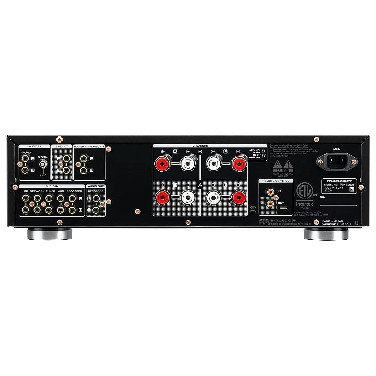 Marantz PM8006 Stereo Amfi, Siyah : Amazon.com.tr: Elektronik