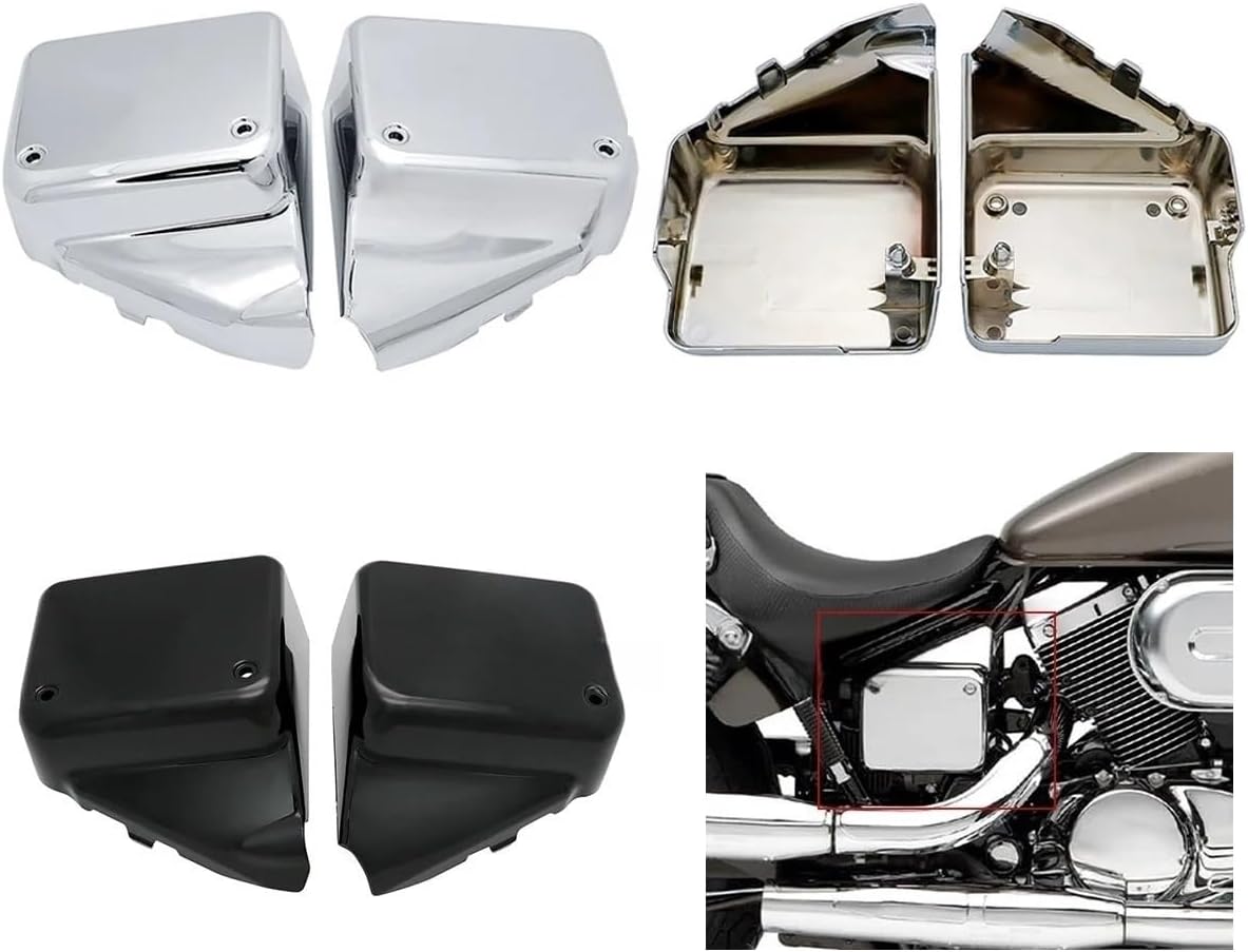 Fairing Guard Panel Motorcycle Accessorie Battery Side Fairing Covers Panel Frame Protector for Shadow for Spirit VT750 DC for Black for Widow 2000-2007