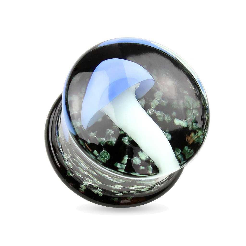 Produktbild von Leopaden Ohren Soul-Cats 2 Stück Fake Plug Zebra Leopard Leo Fakeplugs Edelstahl Schneeleopard Ohren