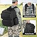 GOBUROS Tactical Pistol Backpack for 4 Handguns and 12 Mags, Gun Range Backpack with TSA Lock and Padded Shoulder Straps, Black