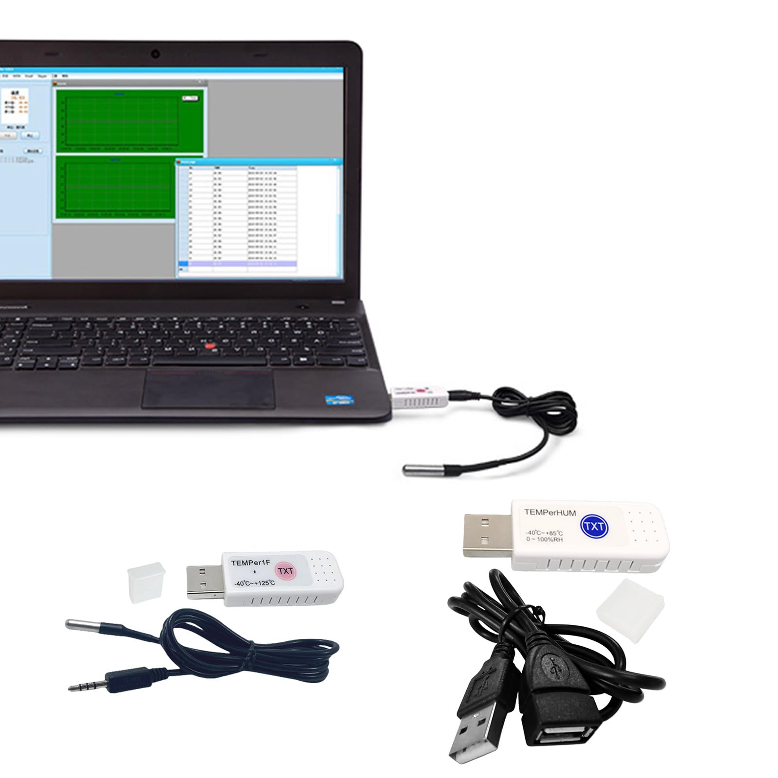 Temperature/Temperature Humidity Data Logger Data Logger for Computer PC with Email Alarm Function