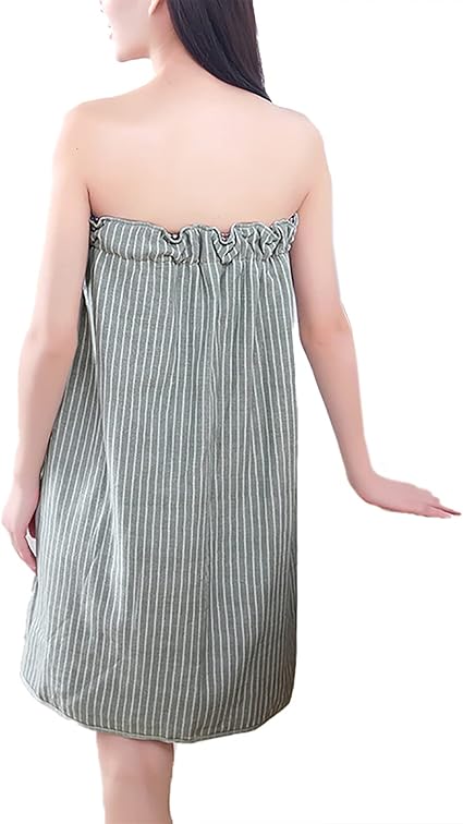 Amazon Co Jp ガーゼ ラップタオル 大人用 着るバスタオル 女の子 純綿 お着替えタオル ずり落ちない バスワンピース お風呂上がり プール エステ 温泉 海水浴 ホーム キッチン