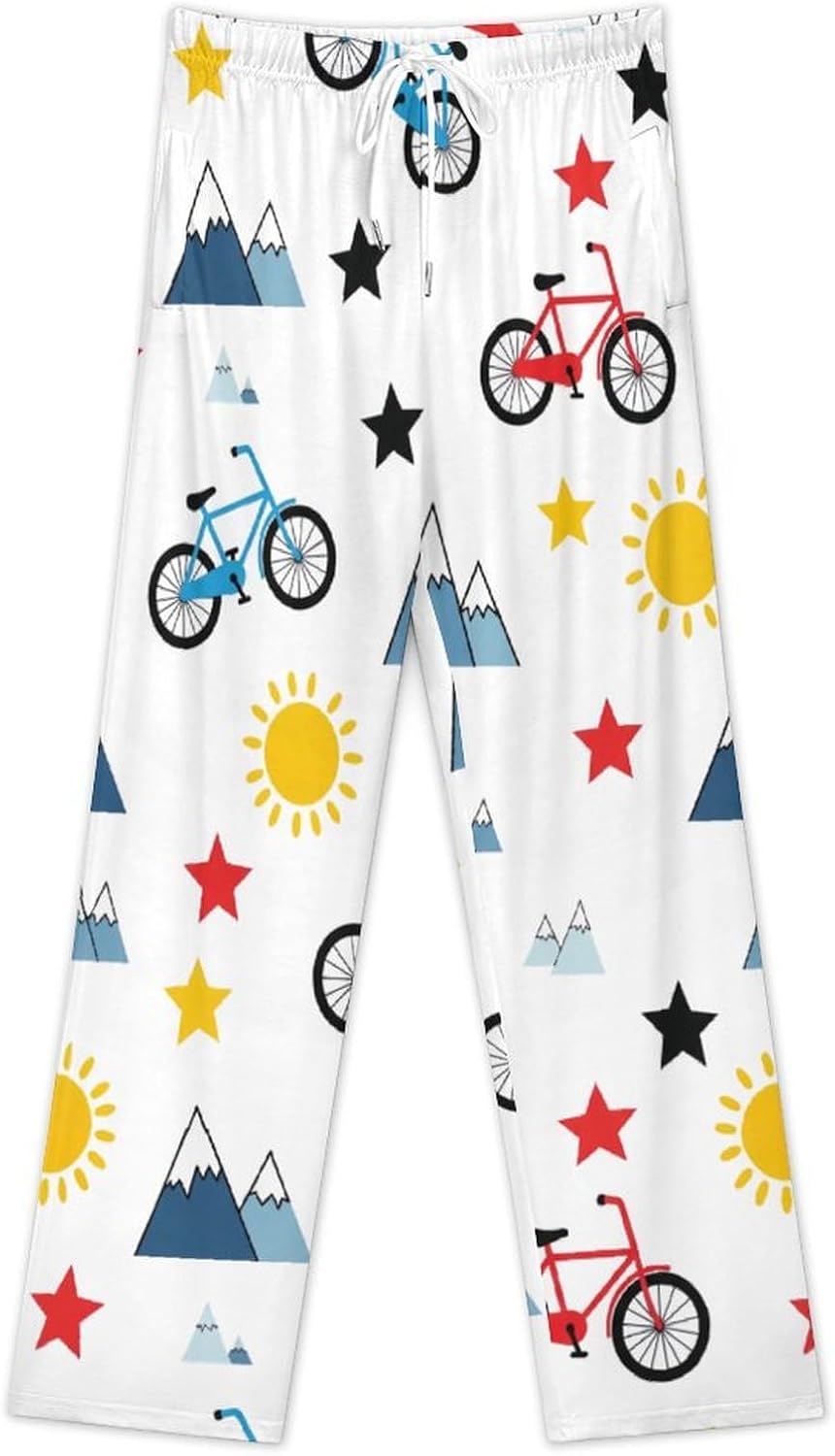 ZHANGXM Cartoon Dog Women's Pajama Pants Lounge Pajamas Bottoms Soft Sleep Pj Pants
