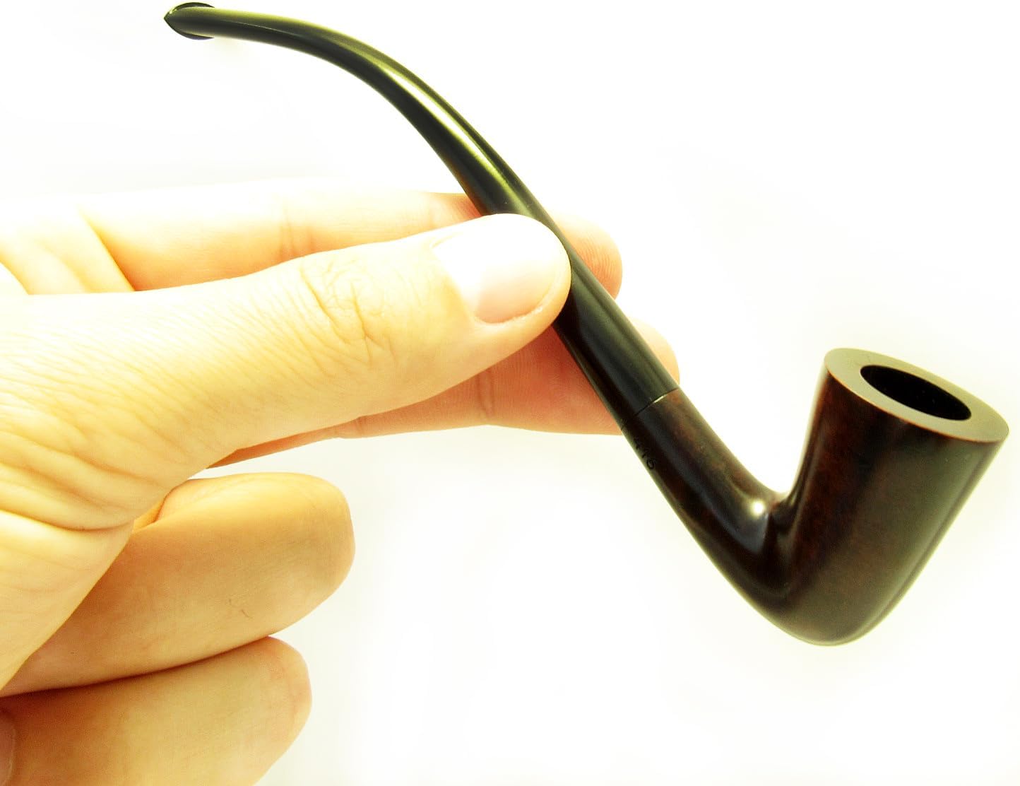 Fashion Briar Tobacco Pipe "Lord" Style Wood mini Churchwarden Handcrafted