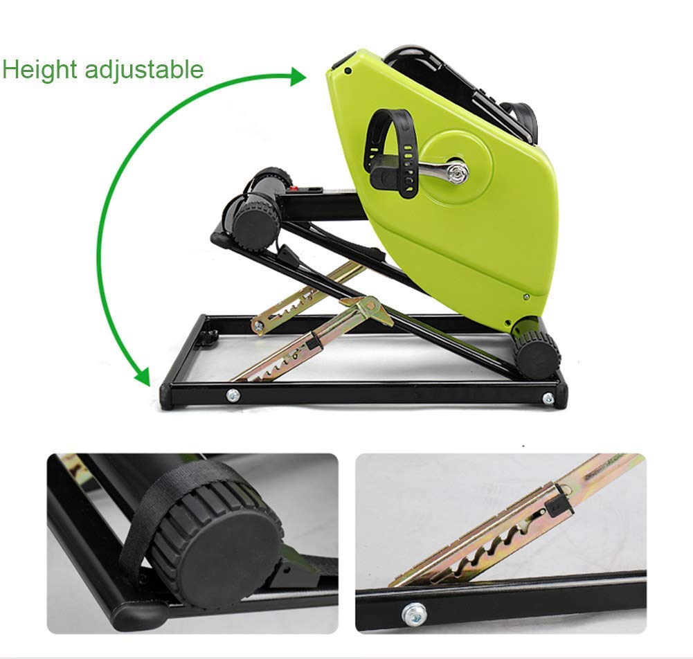 Pedale Elettrico Creativo, Monitor LCD e Telecomando, Cyclette e Pedale Ginnico, Venditore ambulante Medico per Recupero di Gambe, Braccia e Ginocchia, Esercizio Fitness, Palestra