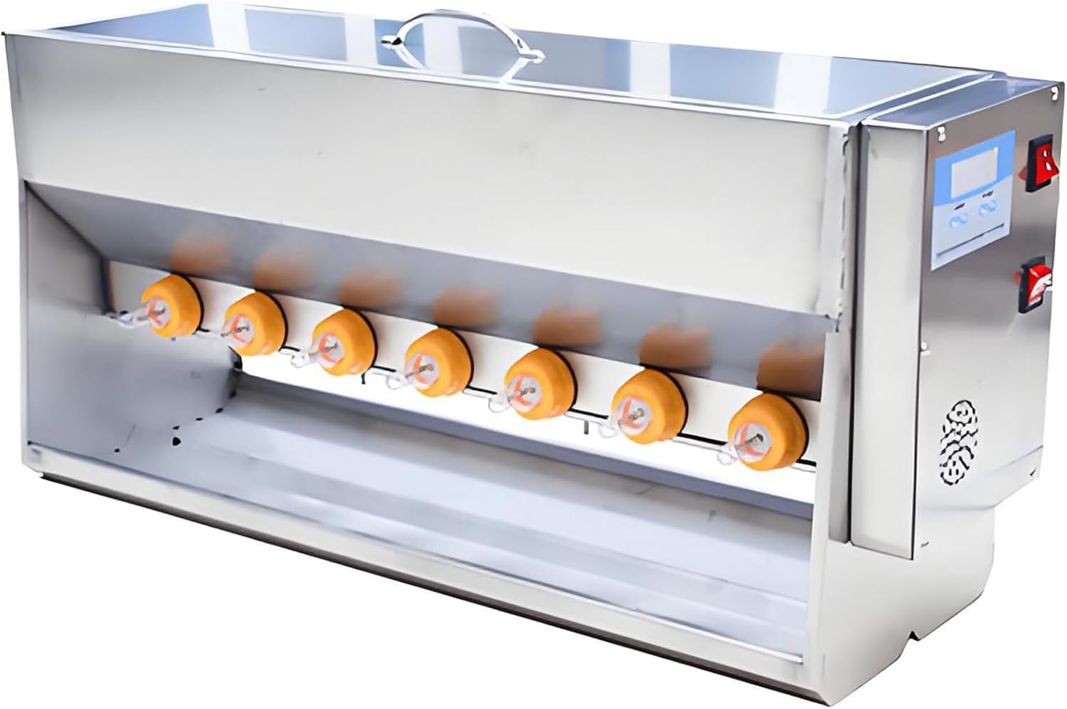 Stainless Steel Piglet Automatic Constant Temperature Milk Feeder,Automatic Mixing,Automatic Constant-Temperature Heating,10/14 Nipple Silicone Piglet Feeding Station 20L