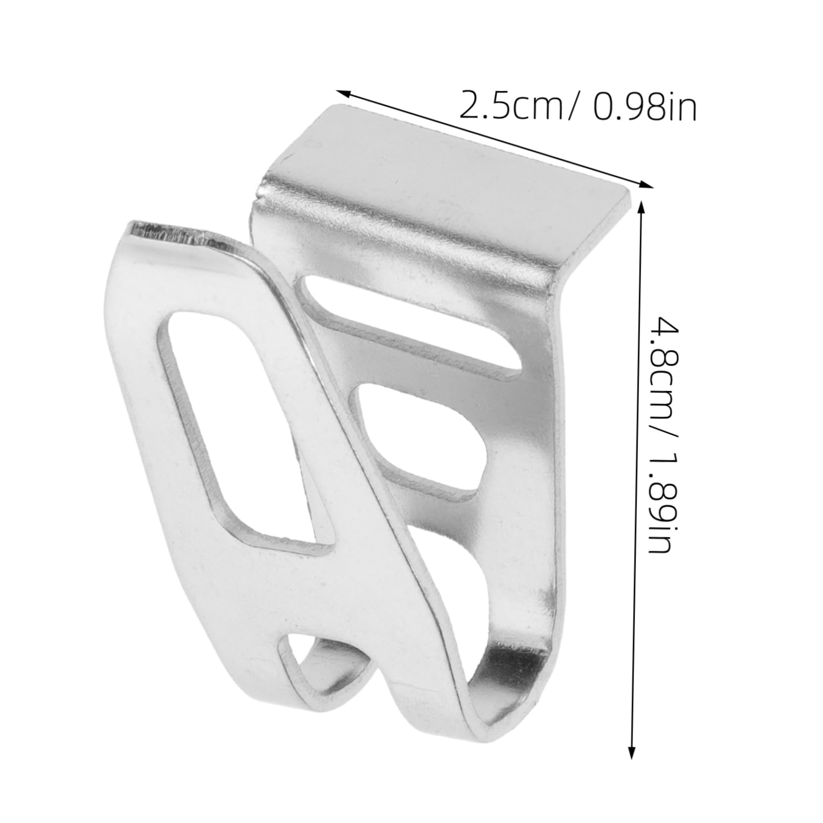 VILLCASE 2Pcs Stainless Steel Belt Tool Holder Hooks for Electric Drill Compact Drill Driver Organizer Easy Access Belt Clip for Power Tools Efficient Tool Belt Accessories