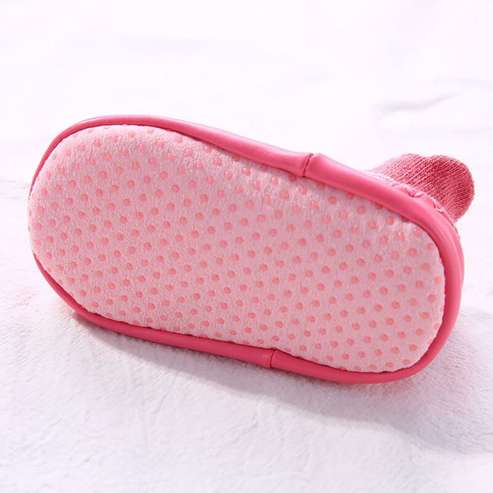FedMois 3 Pairs Baby boys Girls Non-Skid Indoor Slipper Shoes Socks — view 5