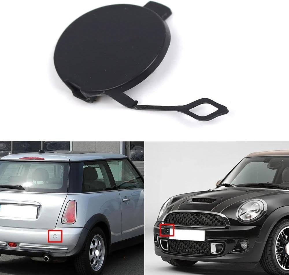 Bumper Parts for Mini Cooper R56 R57 2010-2013 R55 2013-2017 1pc Front Rear Bumper Tow Hook Cap Towing Eye Cover 51117268745