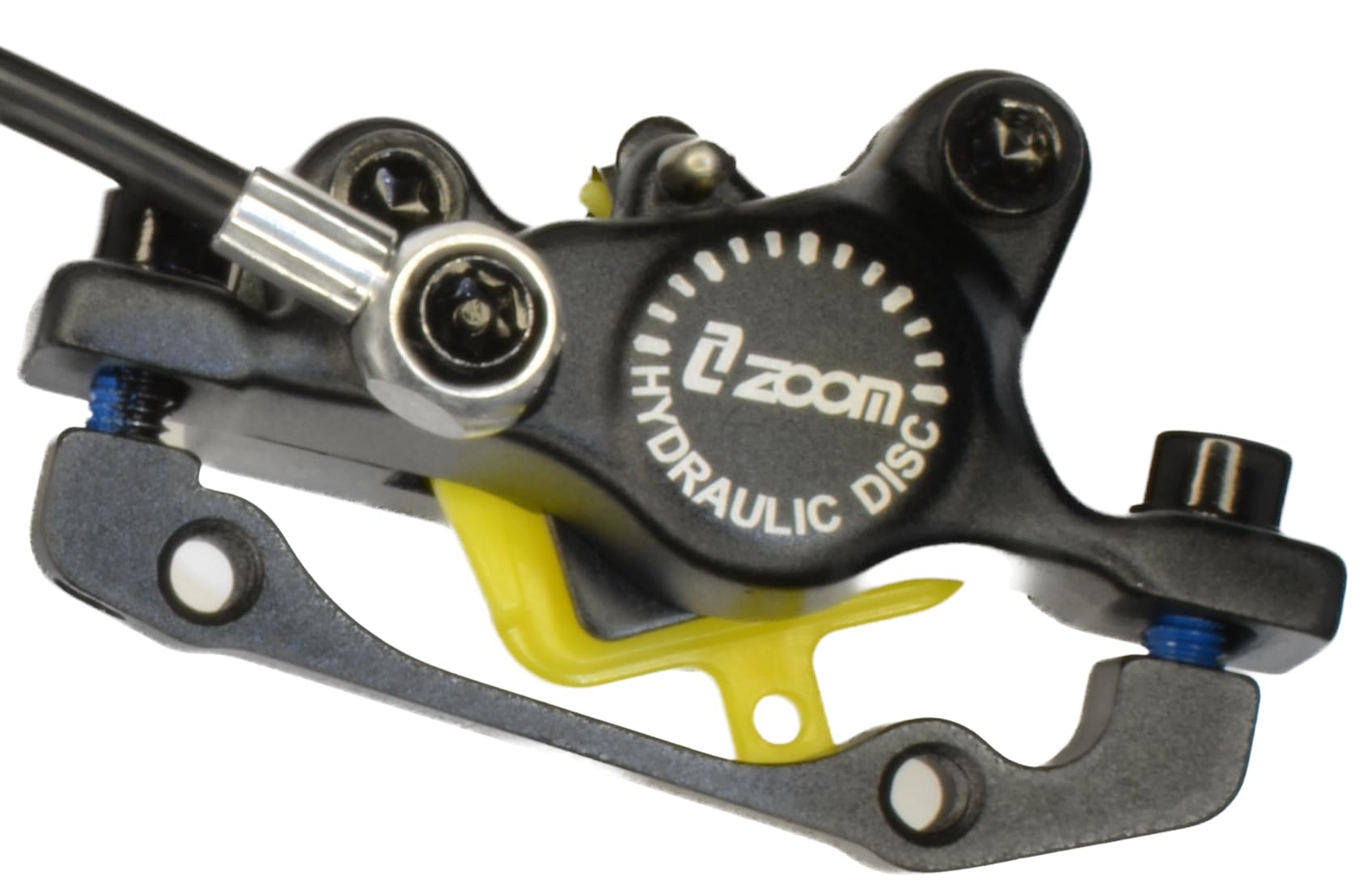 Étrier de frein hydraulique gauche avant avec câble court et adaptateur de disques, compatible avec SmartGyro, Kukirin, Cecotec, UrbanGlide, pour trottinette électrique