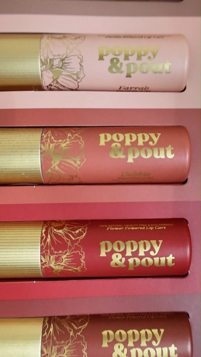 Amazon.com : Poppy & Pout All Natural Lip Tints, Sustainable